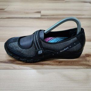 Skechers Speedsters Black Mary Jane Comfort Casual Shoes 21080 Women's Size 7.5